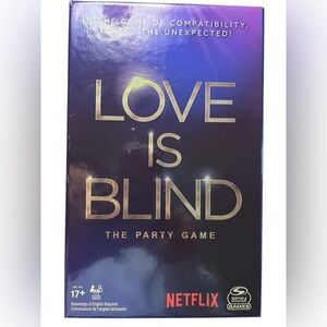 “LOVE IS BLIND” The Party Game NETFLIX  Series 4-10 Players Ages 17+